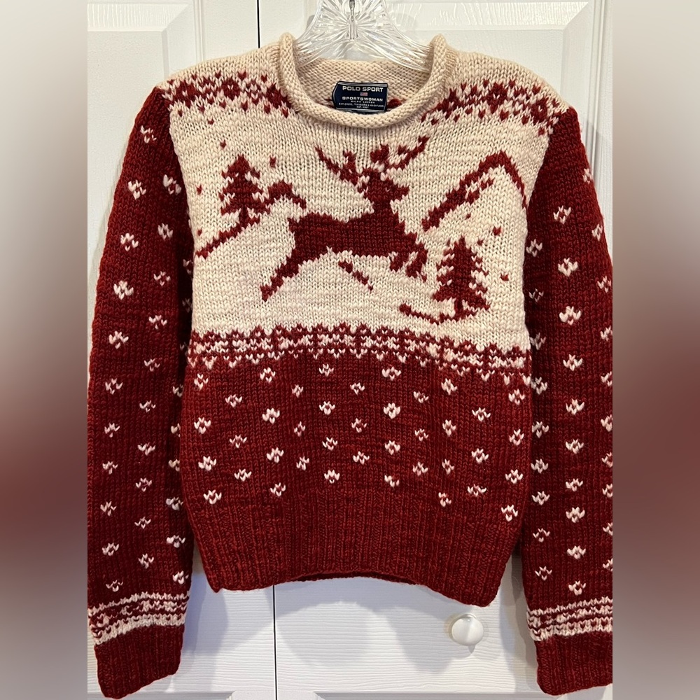 VINTAGE Ralph Lauren ski sweater-women’s in perfect condition - Picture 7 of 7